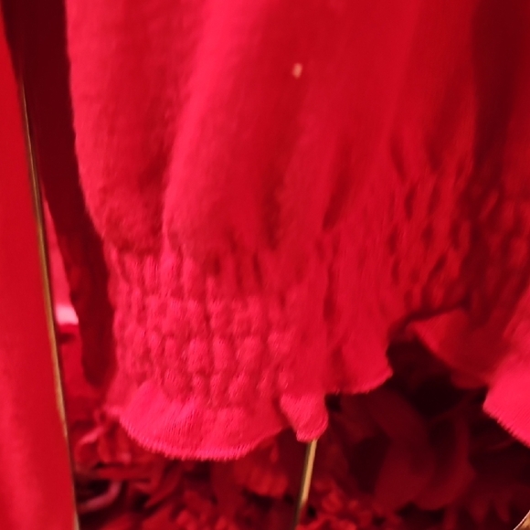 In Girl NWT Girls Stylish Red SoftvLong Sleeve Top Size Small 7/8 - Picture 5 of 9